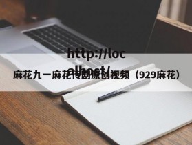 麻花九一麻花传剧原创视频（929麻花）